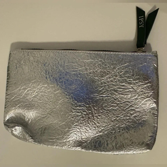Ipsy Silver Cosmetic Bag - Picture 2 of 3
